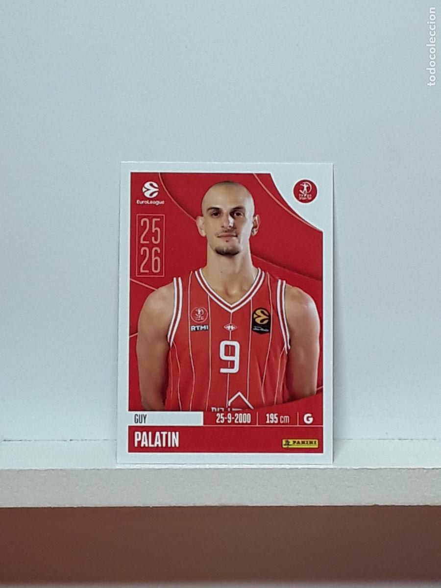 Coleccionismo deportivo: EUROLIGA 2025 2026 EUROLEAGUE 25 26 CROMO PANINI BALONCESTO N 202 HAPOEL TEL AVIV GUY PALATIN