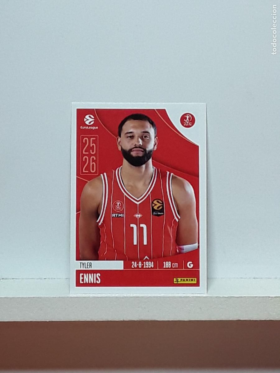 Coleccionismo deportivo: EUROLIGA 2025 2026 EUROLEAGUE 25 26 CROMO PANINI BALONCESTO N 204 HAPOEL TEL AVIV TYLER ENNIS