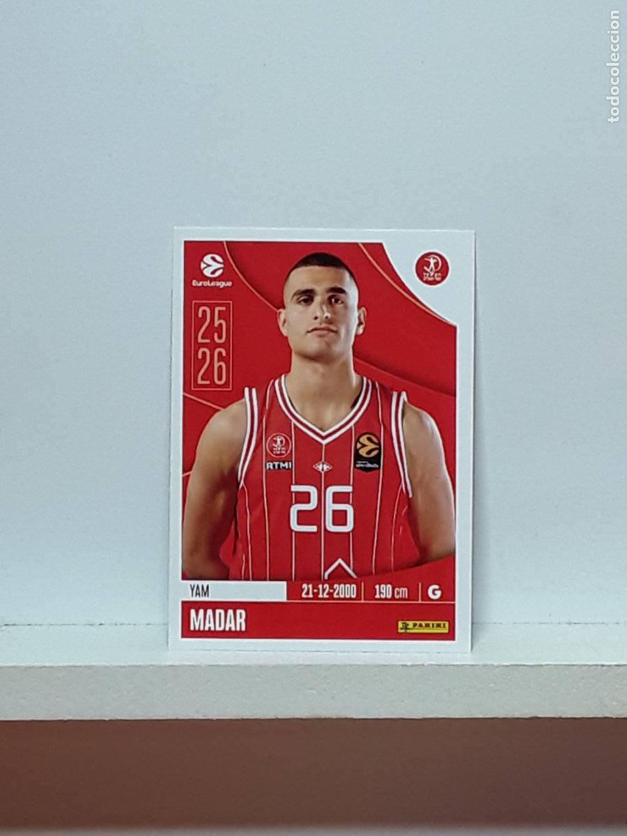 Coleccionismo deportivo: EUROLIGA 2025 2026 EUROLEAGUE 25 26 CROMO PANINI BALONCESTO N 206 HAPOEL TEL AVIV YAM MADAR
