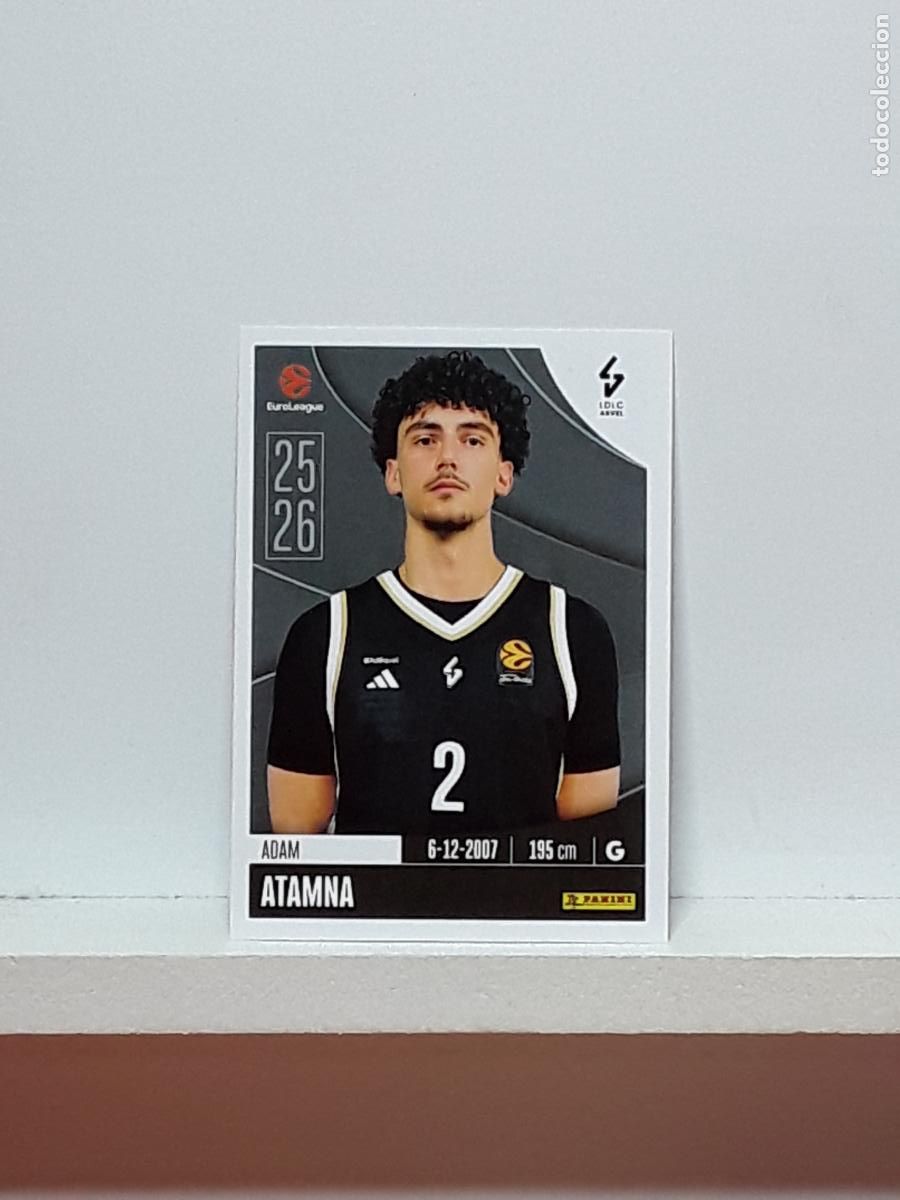 Collectionnisme sportif: EUROLIGA 2025 2026 EUROLEAGUE 25 26 CROMO PANINI BALONCESTO N 216 LDLC ASVEL ADAM ATAMNA