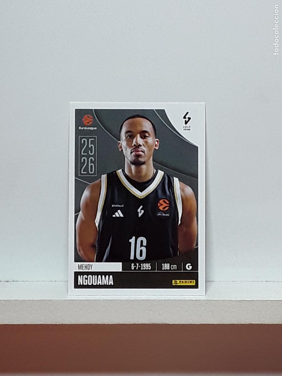 Collectionnisme sportif: EUROLIGA 2025 2026 EUROLEAGUE 25 26 CROMO PANINI BALONCESTO N 219 LDLC ASVEL MEHDY NGOUAMA