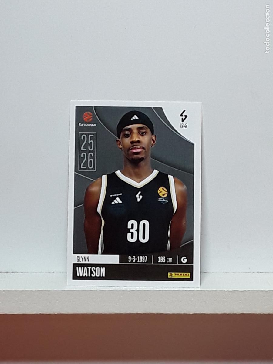Collectionnisme sportif: EUROLIGA 2025 2026 EUROLEAGUE 25 26 CROMO PANINI BALONCESTO N 220 LDLC ASVEL GLYNN WATSON
