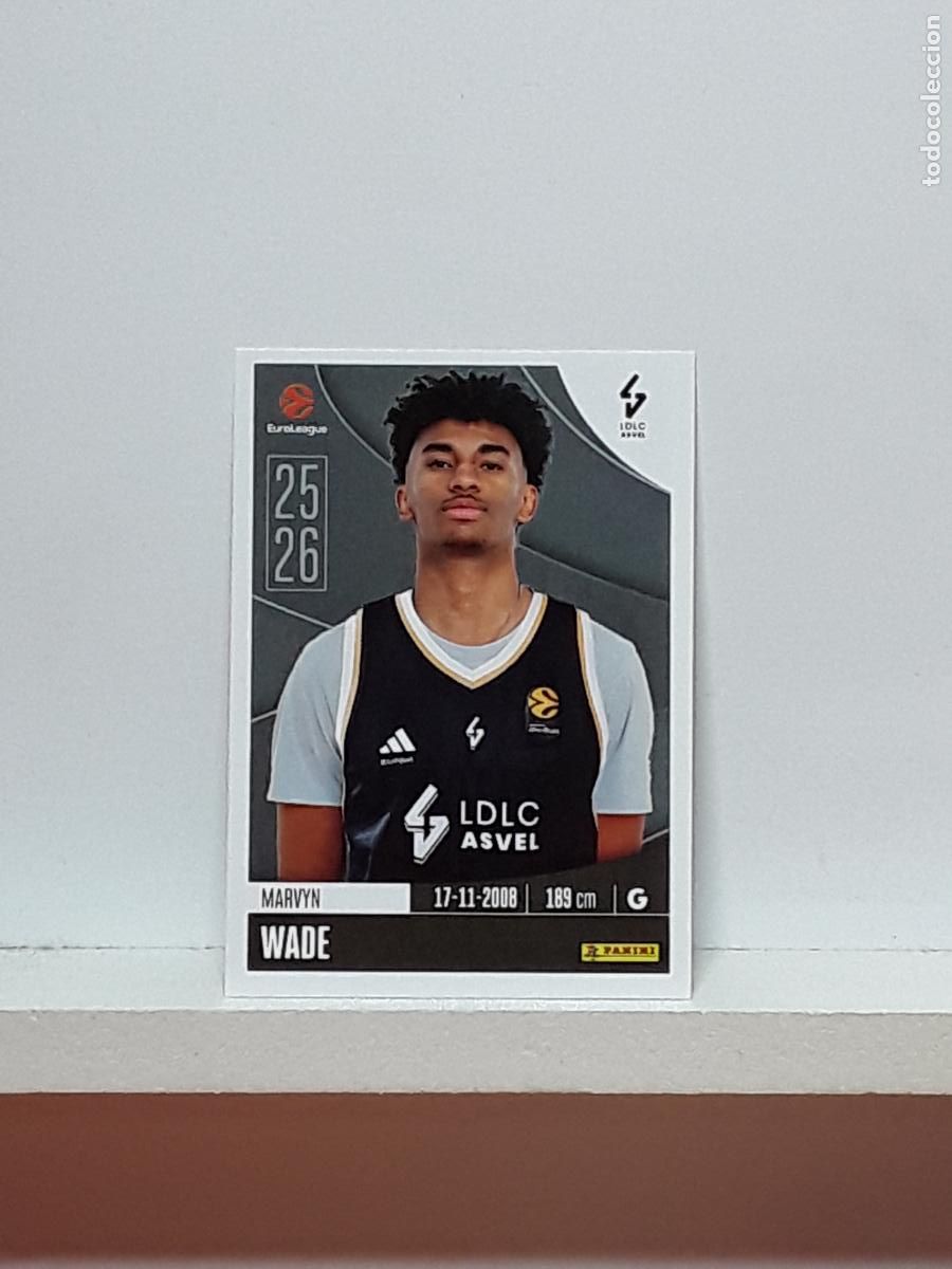 Collectionnisme sportif: EUROLIGA 2025 2026 EUROLEAGUE 25 26 CROMO PANINI BALONCESTO N 221 LDLC ASVEL MARVYN WADE
