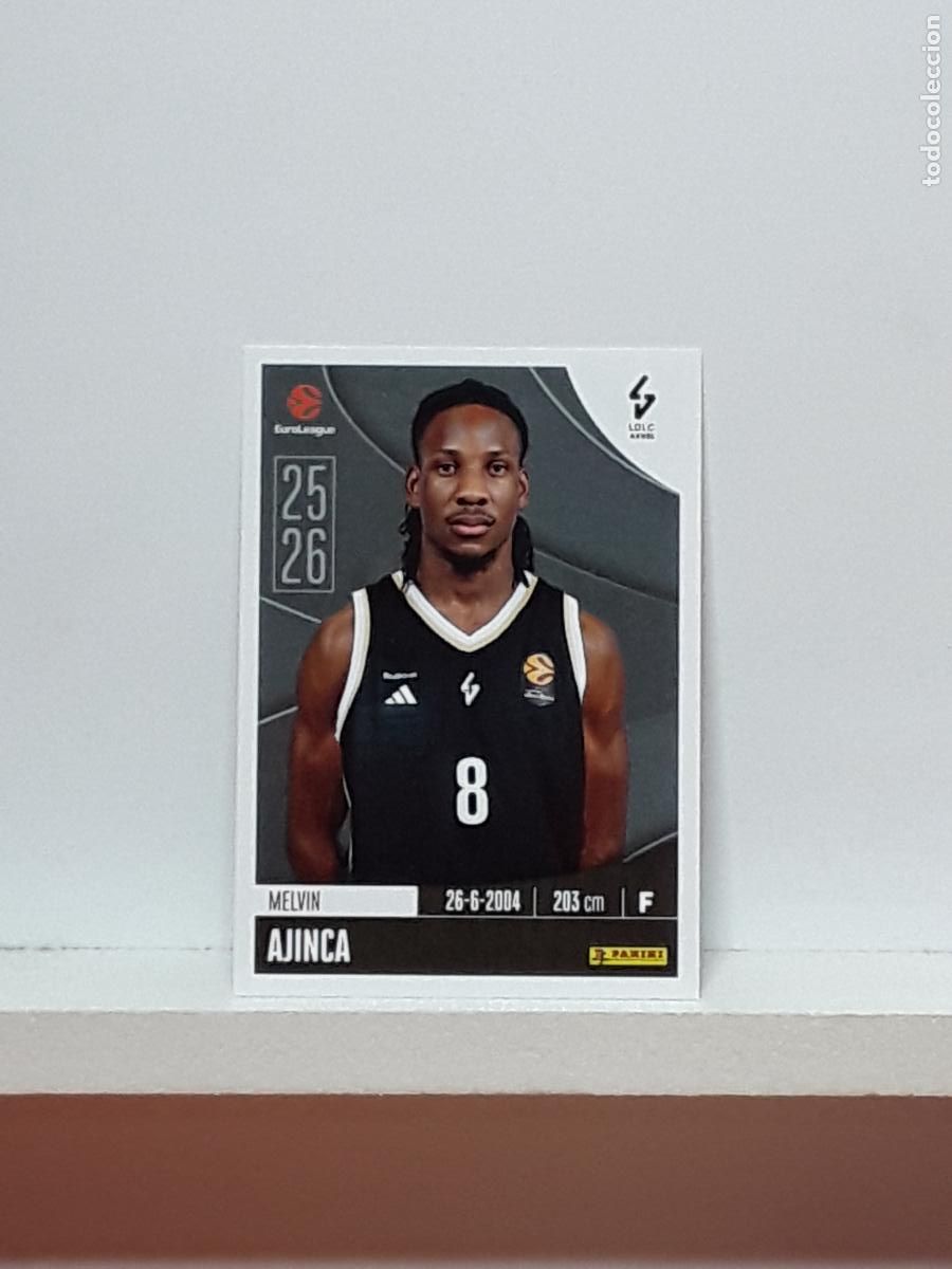 Collectionnisme sportif: EUROLIGA 2025 2026 EUROLEAGUE 25 26 CROMO PANINI BALONCESTO N 223 LDLC ASVEL MELVIN AJINCA