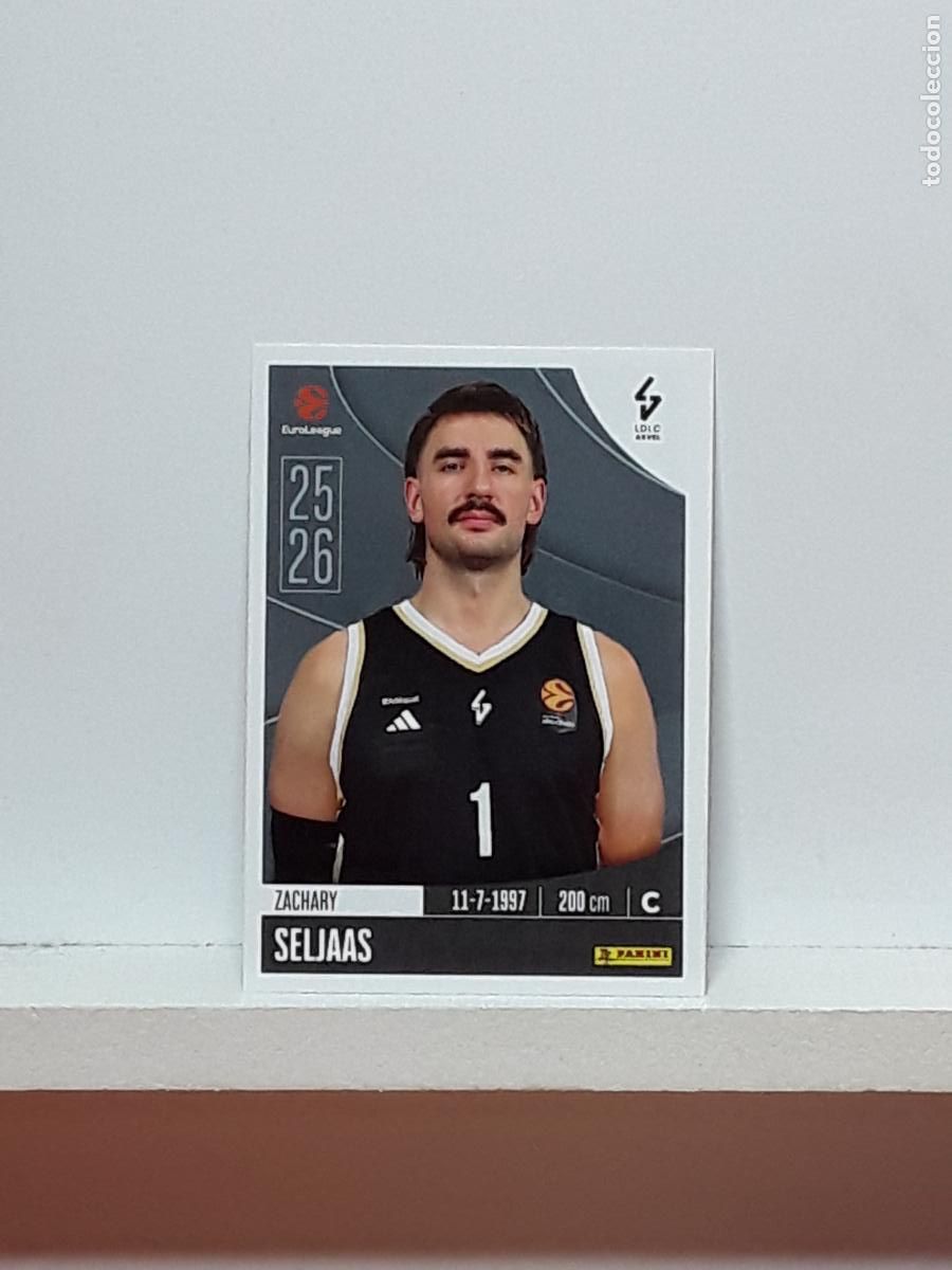 Coleccionismo deportivo: EUROLIGA 2025 2026 EUROLEAGUE 25 26 CROMO PANINI BALONCESTO N 227 LDLC ASVEL ZACHARY SELJAAS