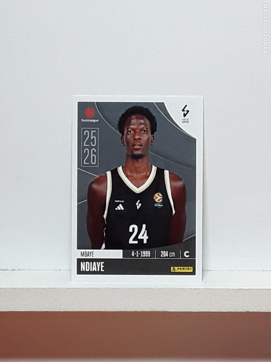Coleccionismo deportivo: EUROLIGA 2025 2026 EUROLEAGUE 25 26 CROMO PANINI BALONCESTO N 229 LDLC ASVEL MBAYE NDIAYE
