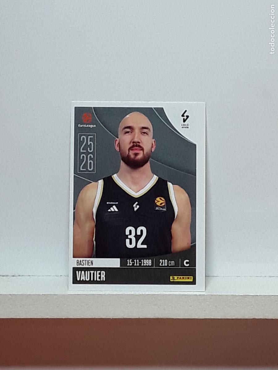 Coleccionismo deportivo: EUROLIGA 2025 2026 EUROLEAGUE 25 26 CROMO PANINI BALONCESTO N 230 LDLC ASVEL BASTIEN VAUTIER