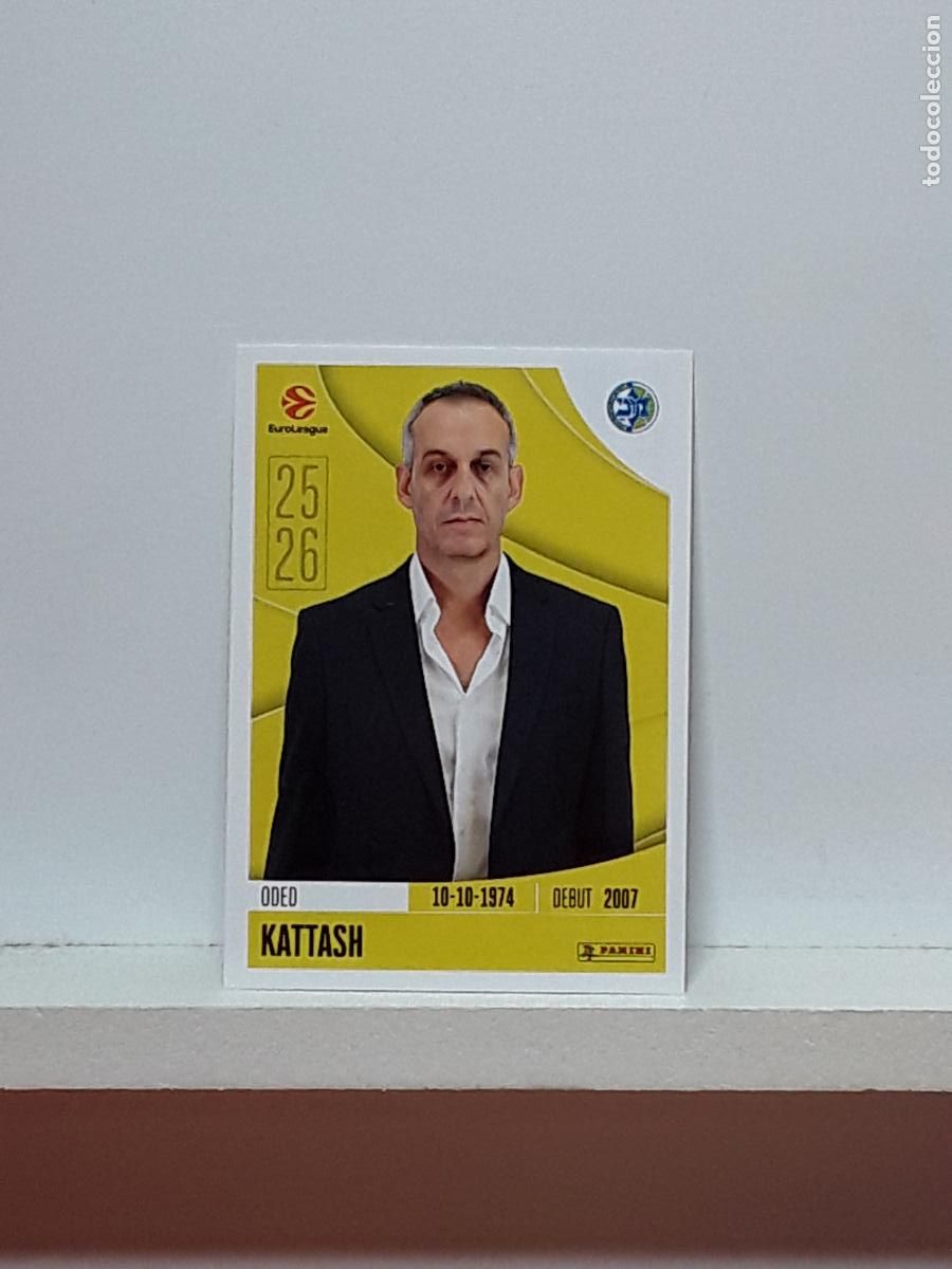 Coleccionismo deportivo: EUROLIGA 2025 2026 EUROLEAGUE 25 26 CROMO PANINI BALONCESTO N 232 MACCABI TEL AVIV ODED KATTASH