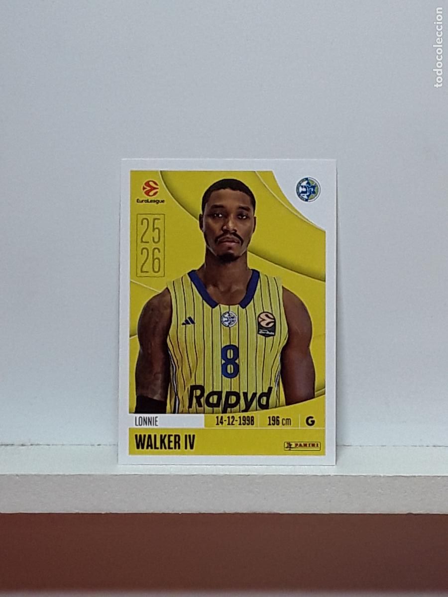 Coleccionismo deportivo: EUROLIGA 2025 2026 EUROLEAGUE 25 26 CROMO PANINI BALONCESTO N 235 MACCABI TEL AVIV LONNIE WALKER IV