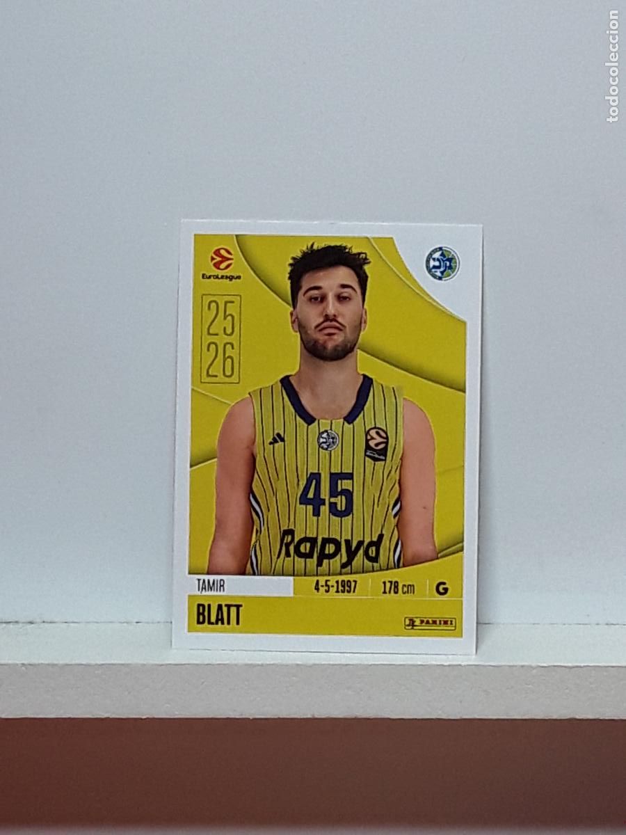 Coleccionismo deportivo: EUROLIGA 2025 2026 EUROLEAGUE 25 26 CROMO PANINI BALONCESTO N 238 MACCABI TEL AVIV TAMIR BLATT