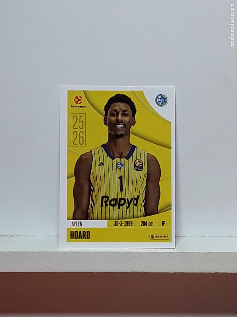 Coleccionismo deportivo: EUROLIGA 2025 2026 EUROLEAGUE 25 26 CROMO PANINI BALONCESTO N 239 MACCABI TEL AVIV JAYLEN HOARD