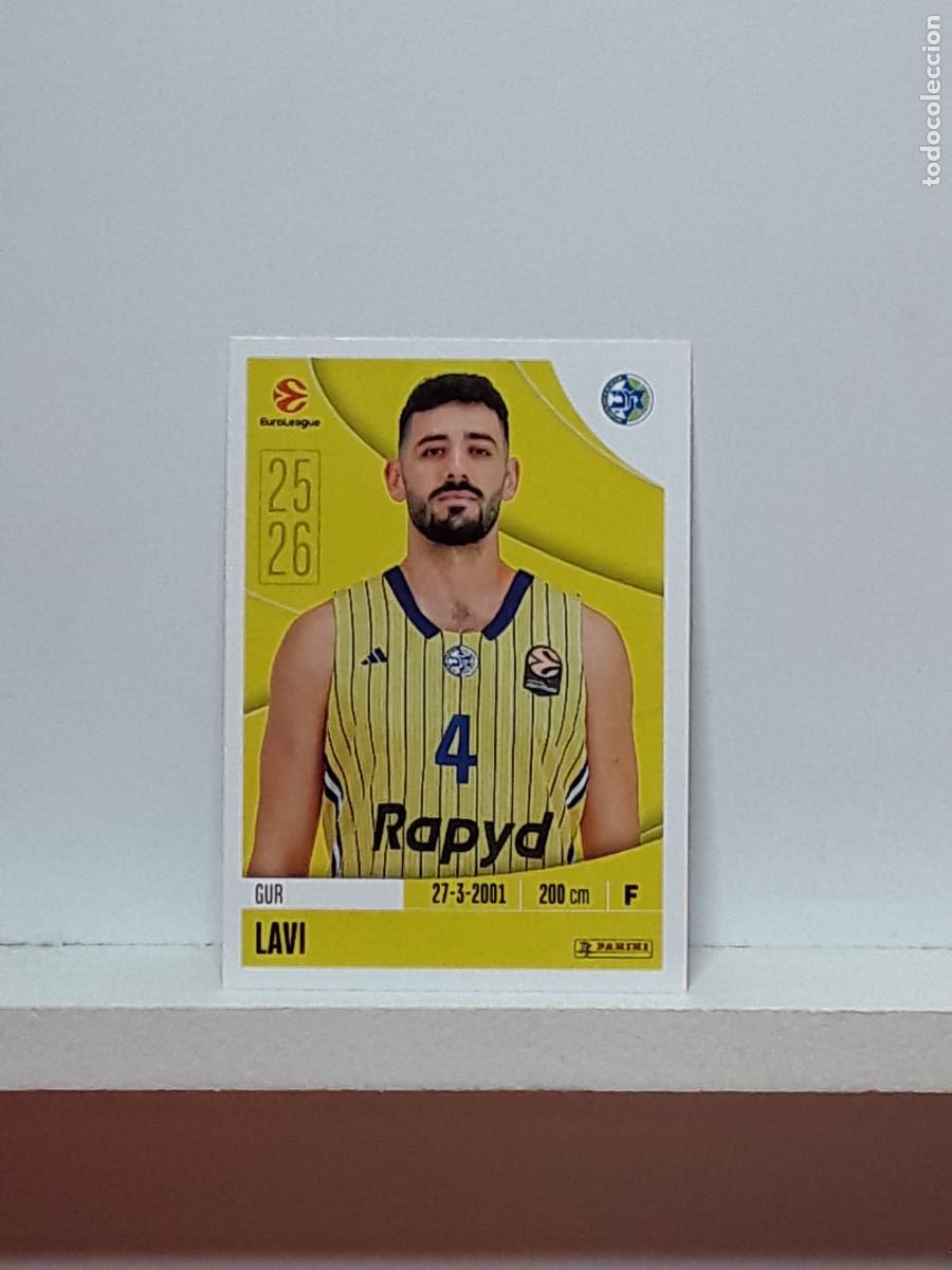 Collectionnisme sportif: EUROLIGA 2025 2026 EUROLEAGUE 25 26 CROMO PANINI BALONCESTO N 240 MACCABI TEL AVIV GUR LAVI