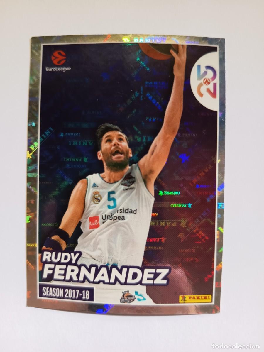 Coleccionismo deportivo: CROMO 422 RUDY FERN&Aacute;NDEZ REAL MADRID 17 18 - EUROLEAGUE 2025 2026 25 26 PANINI EUROLIGA BALONCESTO