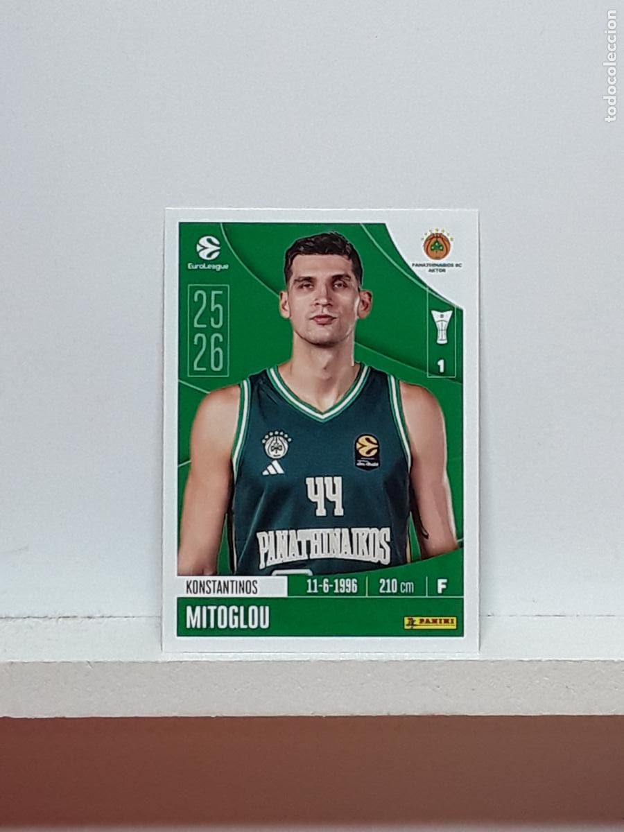 Coleccionismo deportivo: EUROLIGA 2025 2026 EUROLEAGUE 25 26 CROMO PANINI BALONCESTO N 277 PANATHINAIKOS KONSTANTINO MITOGLOU