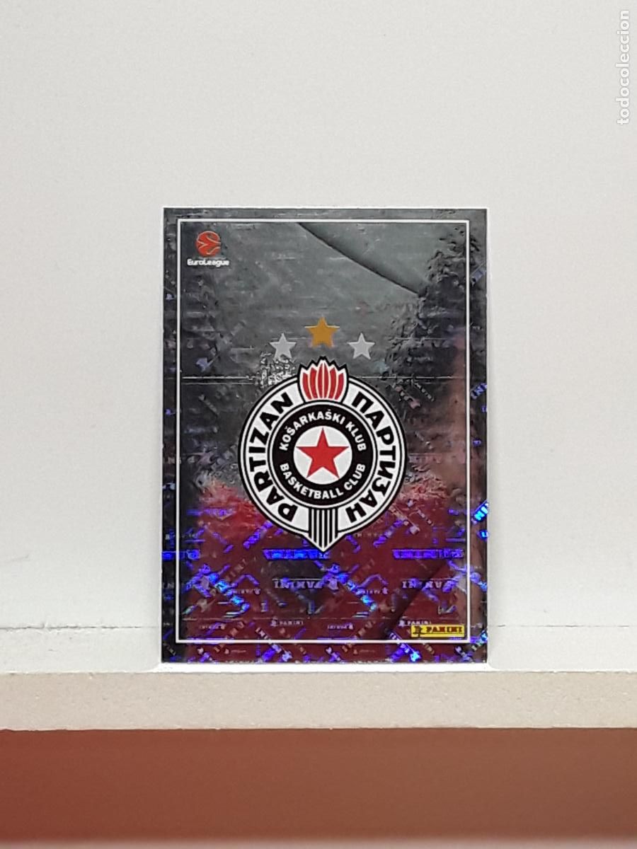 Coleccionismo deportivo: EUROLIGA 2025 2026 EUROLEAGUE 25 26 CROMO PANINI BALONCESTO N 299 PARTIZAN ESCUDO LOGO