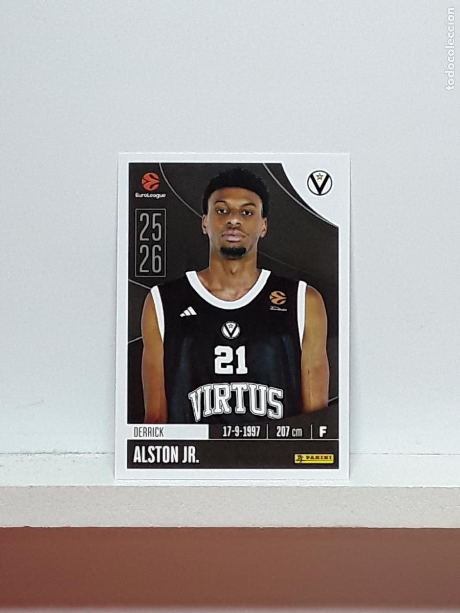 Coleccionismo deportivo: EUROLIGA 2025 2026 EUROLEAGUE 25 26 CROMO PANINI BALONCESTO N 361 VIRTUS BOLOGNA DERRICK ALSTON JR.