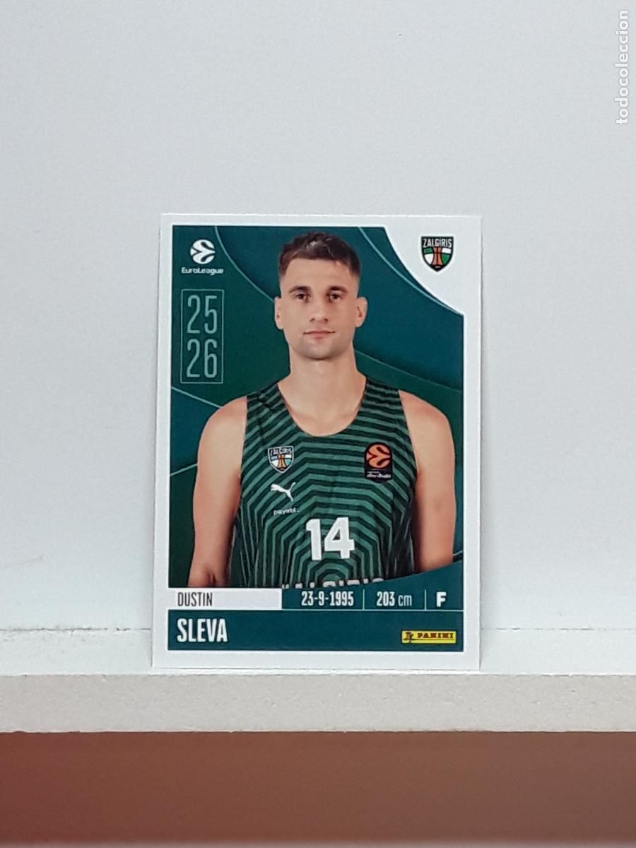 Coleccionismo deportivo: EUROLIGA 2025 2026 EUROLEAGUE 25 26 CROMO PANINI BALONCESTO N 378 ZALGIRIS DUSTIN SLEVA