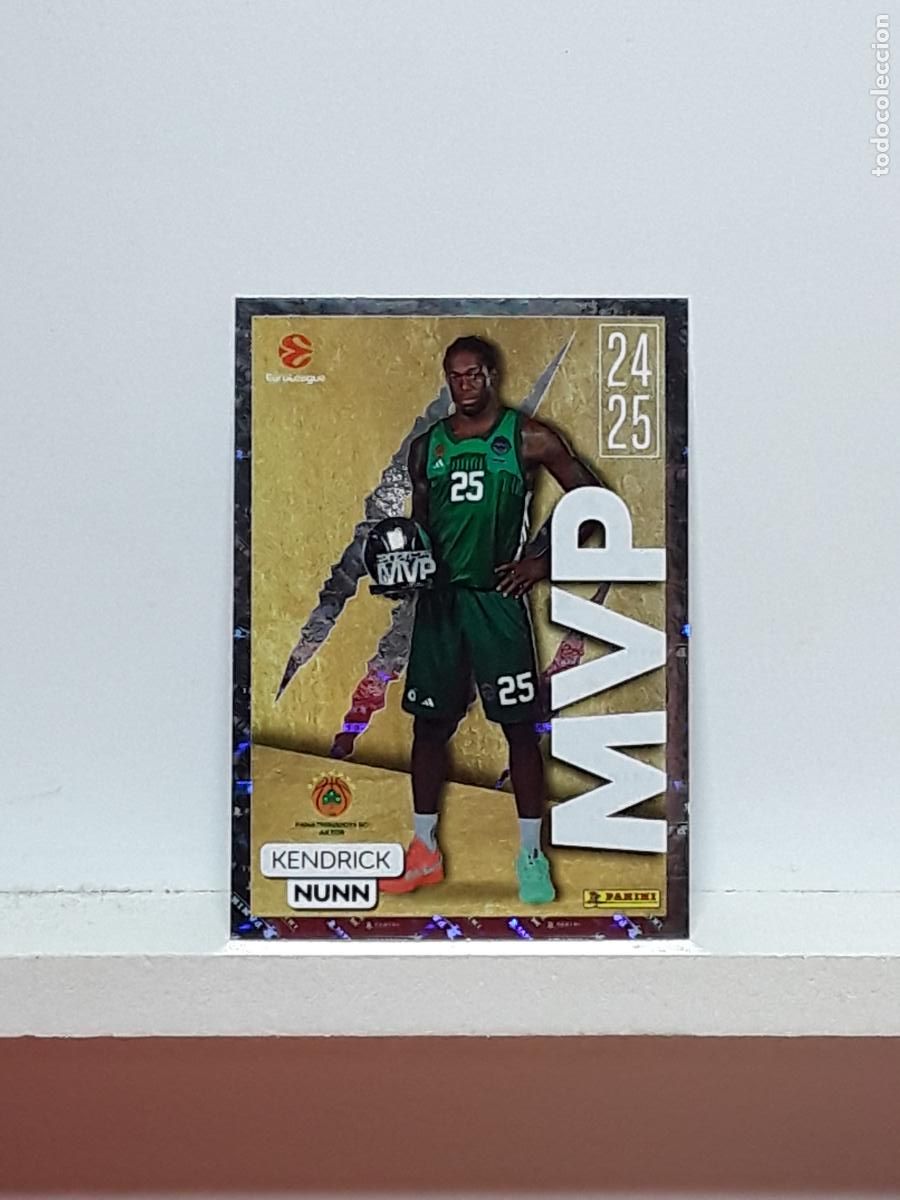 Coleccionismo deportivo: EUROLIGA 2025 2026 EUROLEAGUE 25 26 CROMO PANINI BALONCESTO N 384 PANATHINAIKOS KENDRICK NUNN