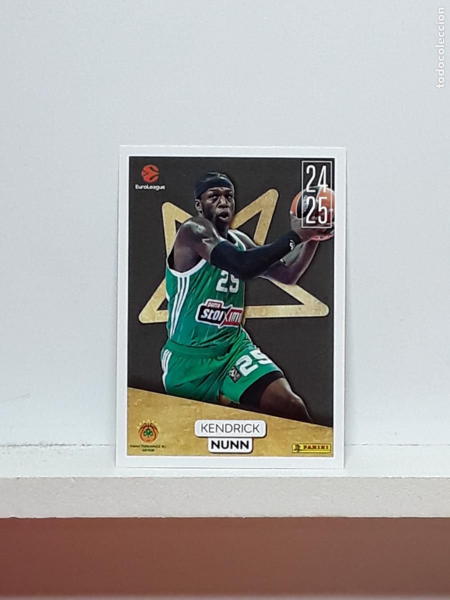 Coleccionismo deportivo: EUROLIGA 2025 2026 EUROLEAGUE 25 26 CROMO PANINI BALONCESTO N 389 PANATHINAIKOS KENDRICK NUNN
