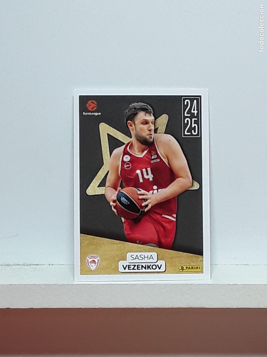 Coleccionismo deportivo: EUROLIGA 2025 2026 EUROLEAGUE 25 26 CROMO PANINI BALONCESTO N 390 OLYMPIACOS SASHA VEZENKOV