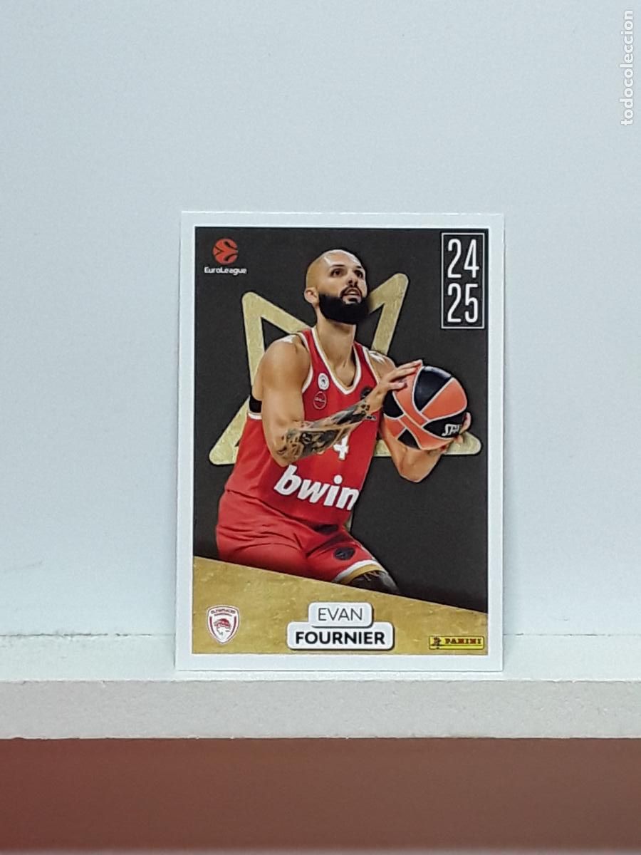 Coleccionismo deportivo: EUROLIGA 2025 2026 EUROLEAGUE 25 26 CROMO PANINI BALONCESTO N 394 OLYMPIACOS EVAN FOURNIER