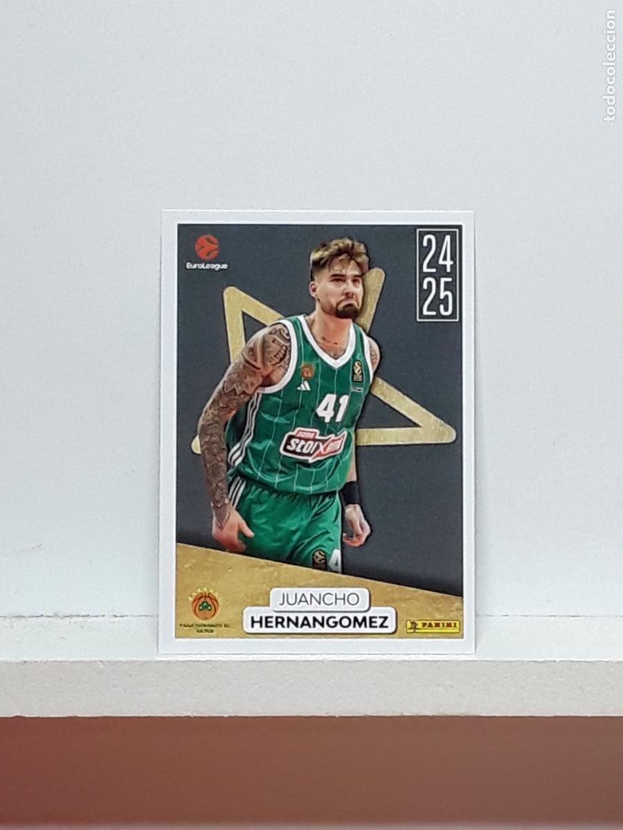 Coleccionismo deportivo: EUROLIGA 2025 2026 EUROLEAGUE 25 26 CROMO PANINI BALONCESTO N 395 PANATHINAIKOS JUANCHO HERNANGOMEZ