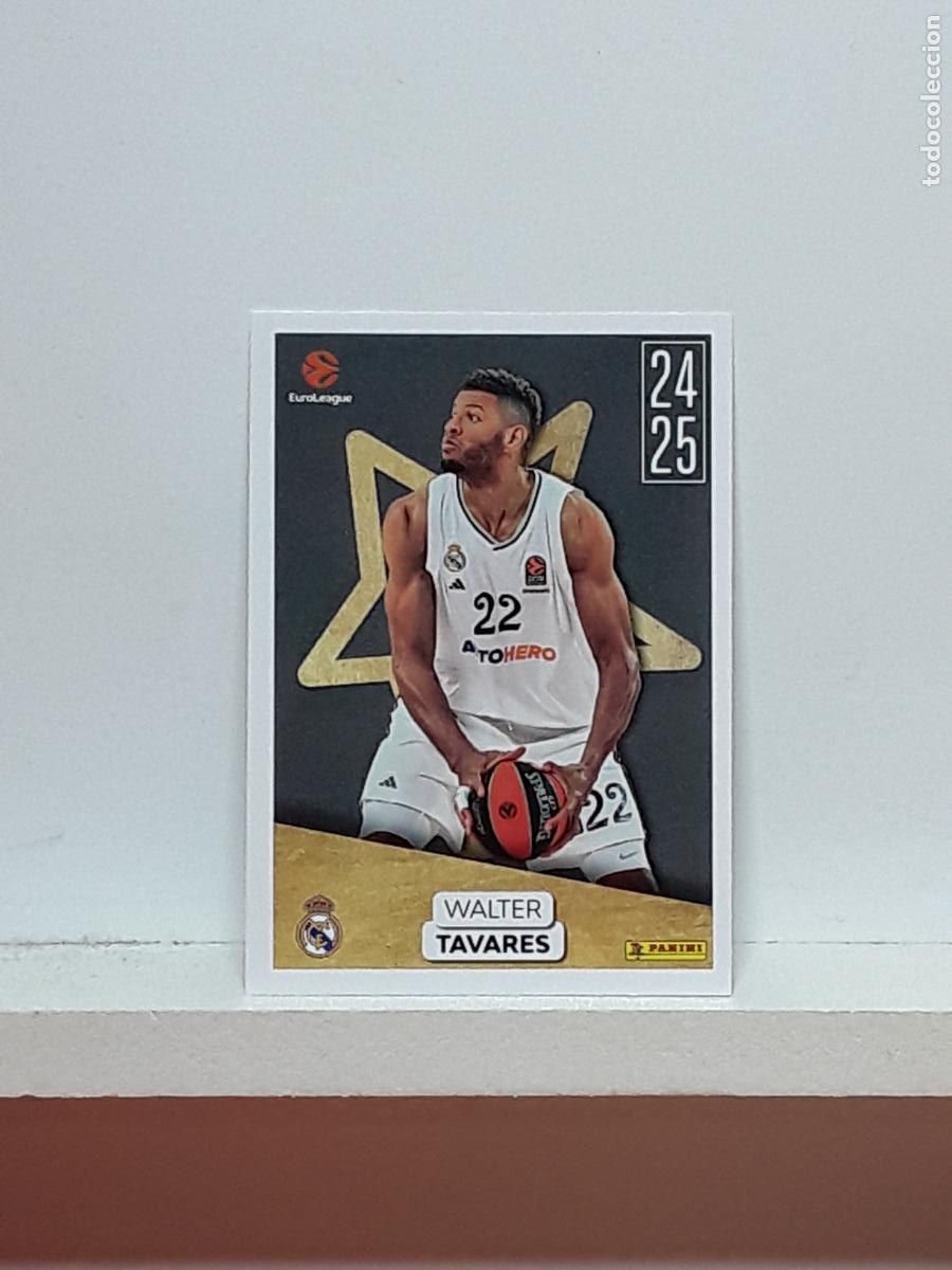Coleccionismo deportivo: EUROLIGA 2025 2026 EUROLEAGUE 25 26 CROMO PANINI BALONCESTO N 396 REAL MADRID WALTER TAVARES