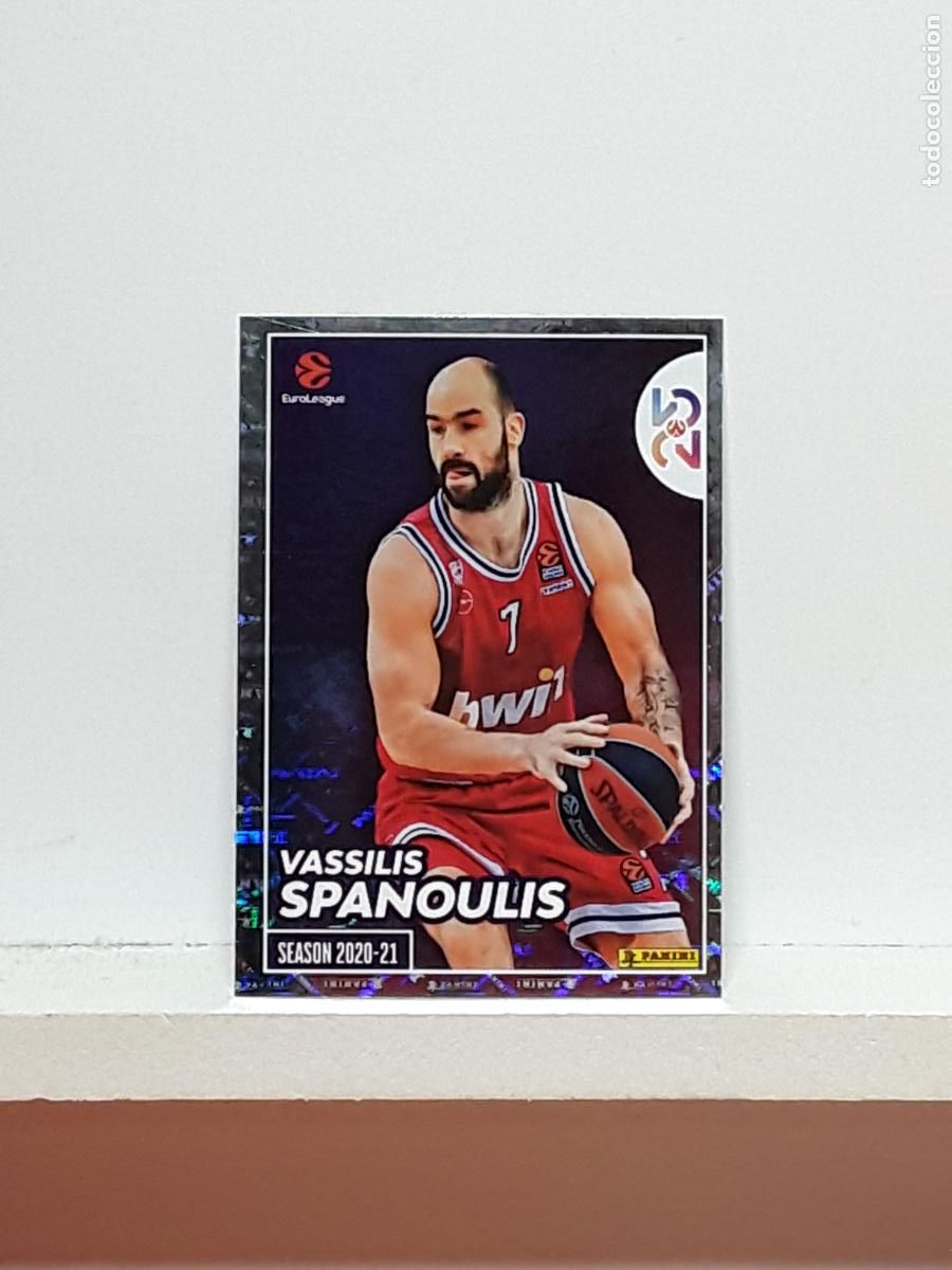 Coleccionismo deportivo: EUROLIGA 2025 2026 EUROLEAGUE 25 26 CROMO PANINI BALONCESTO N 403 OLYMPIACOS VASSILIS SPANOULIS