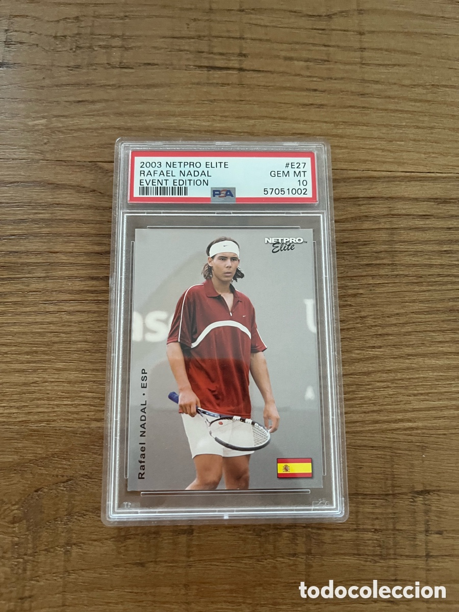Coleccionismo deportivo: Rafa Nadal Rookie PSA 10