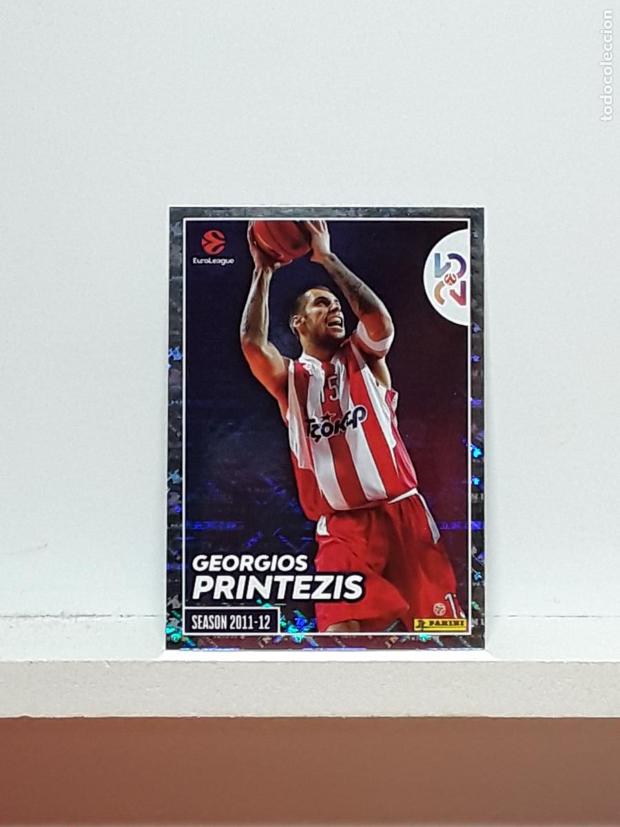 Coleccionismo deportivo: EUROLIGA 2025 2026 EUROLEAGUE 25 26 CROMO PANINI BALONCESTO N 413 OLYMPIACOS GEORGIOS PRINTEZIS
