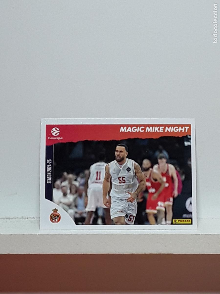 Coleccionismo deportivo: EUROLIGA 2025 2026 EUROLEAGUE 25 26 CROMO PANINI BALONCESTO N 425 MONACO MAGIC MIKE NIGHT