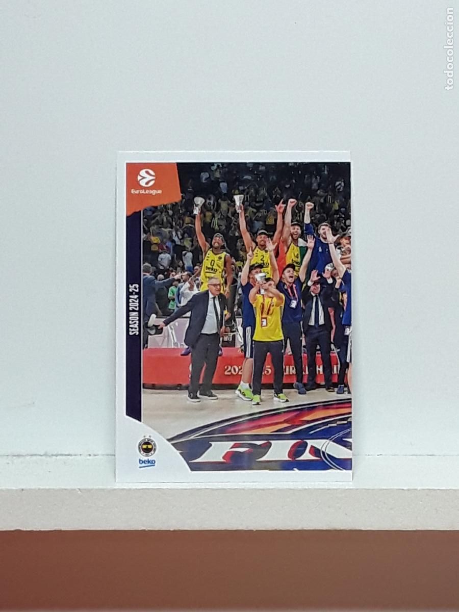 Coleccionismo deportivo: EUROLIGA 2025 2026 EUROLEAGUE 25 26 CROMO PANINI BALONCESTO N 427 FENERBAHCE CAMPEON