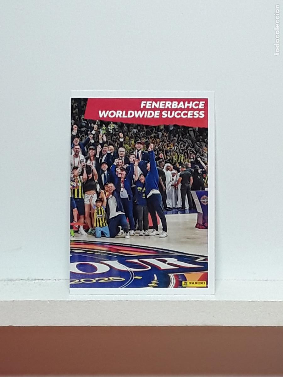 Coleccionismo deportivo: EUROLIGA 2025 2026 EUROLEAGUE 25 26 CROMO PANINI BALONCESTO N 429 FENERBAHCE CAMPEON