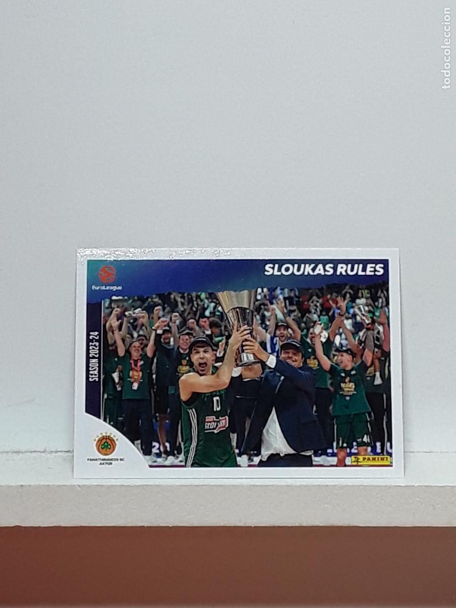 Coleccionismo deportivo: EUROLIGA 2025 2026 EUROLEAGUE 25 26 CROMO PANINI BALONCESTO N 432 PANATHINAIKOS SLOUKAS RULES