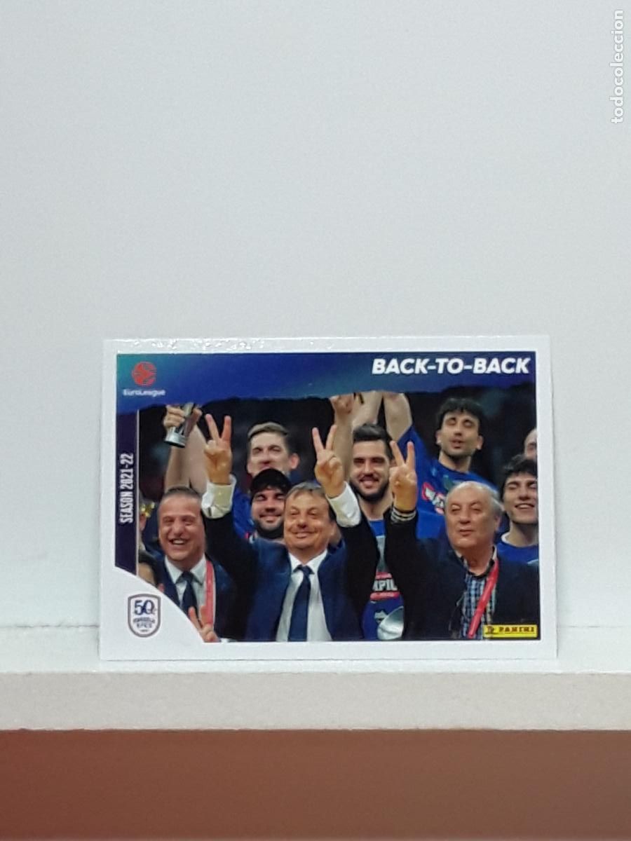 Coleccionismo deportivo: EUROLIGA 2025 2026 EUROLEAGUE 25 26 CROMO PANINI BALONCESTO N 434 ANADOLU EFES BACK-TO-BACK