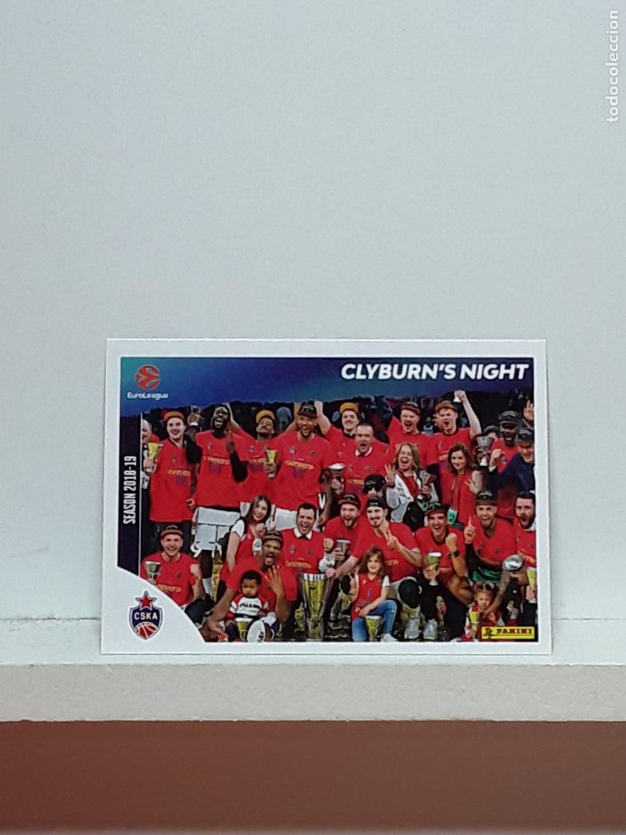 Coleccionismo deportivo: EUROLIGA 2025 2026 EUROLEAGUE 25 26 CROMO PANINI BALONCESTO N 436 CSKA MOSCOW CLYBURN'S NIGHT
