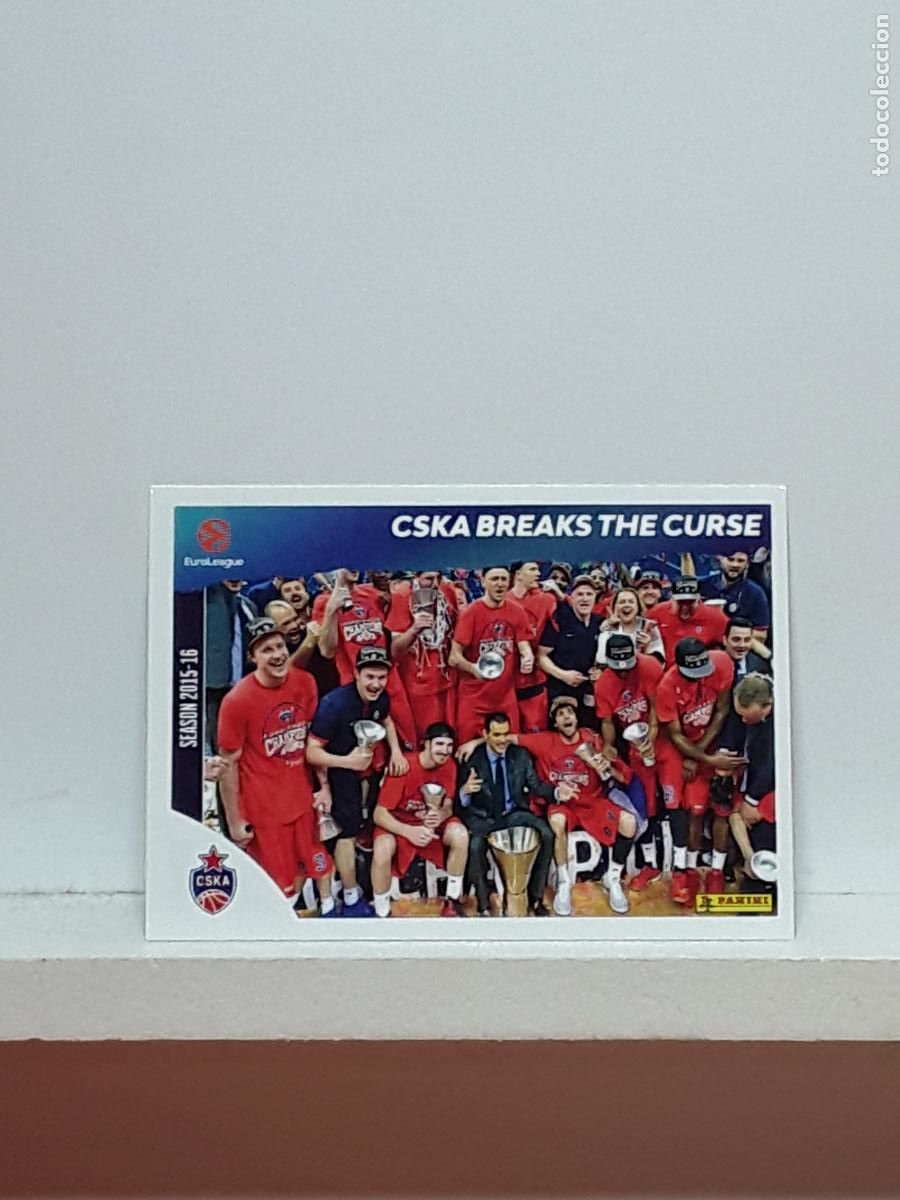 Coleccionismo deportivo: EUROLIGA 2025 2026 EUROLEAGUE 25 26 CROMO PANINI BALONCESTO N 439 CSKA MOSCOW BREAKS THE CURSE