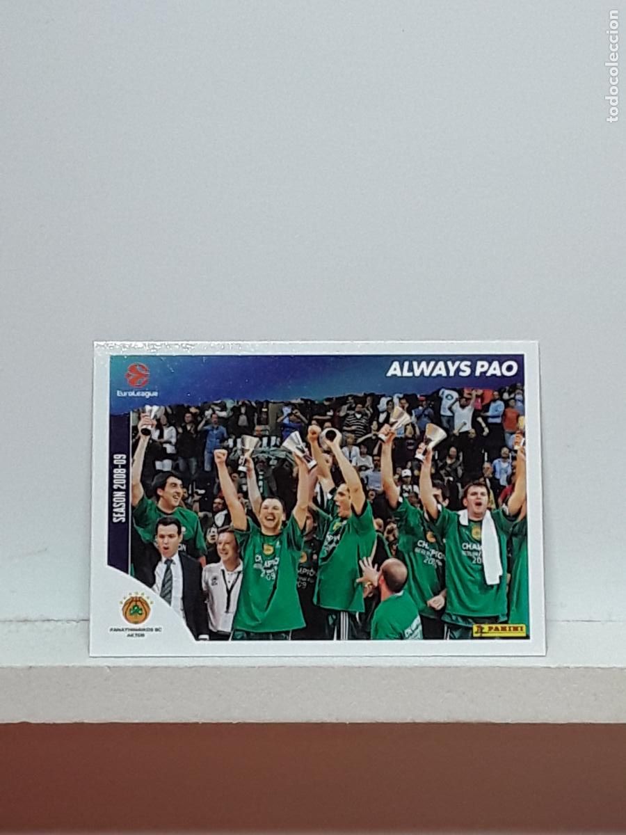 Coleccionismo deportivo: EUROLIGA 2025 2026 EUROLEAGUE 25 26 CROMO PANINI BALONCESTO N 446 PANATHINAIKOS ALWAYS PAO