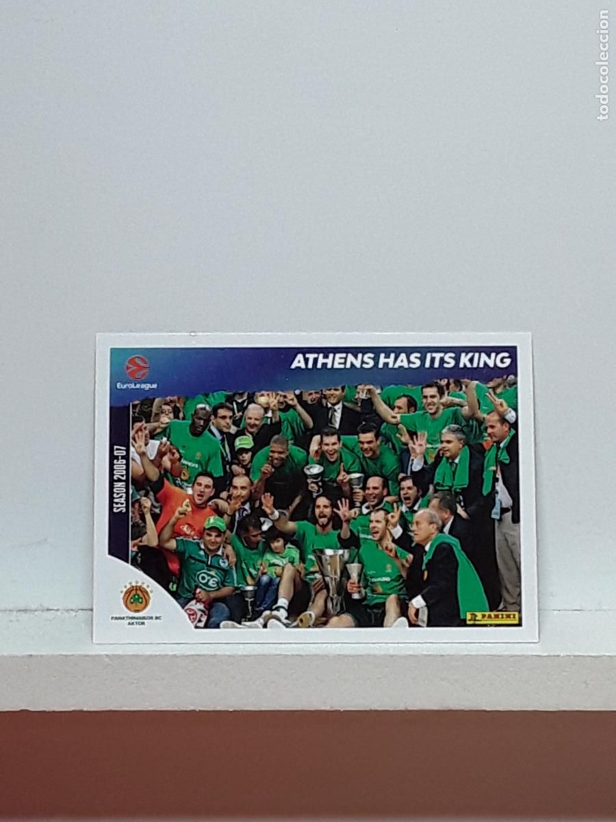 Coleccionismo deportivo: EUROLIGA 2025 2026 EUROLEAGUE 25 26 CROMO PANINI BALONCESTO N 448 PANATHINAIKOS ATHENS HAS ITS KING