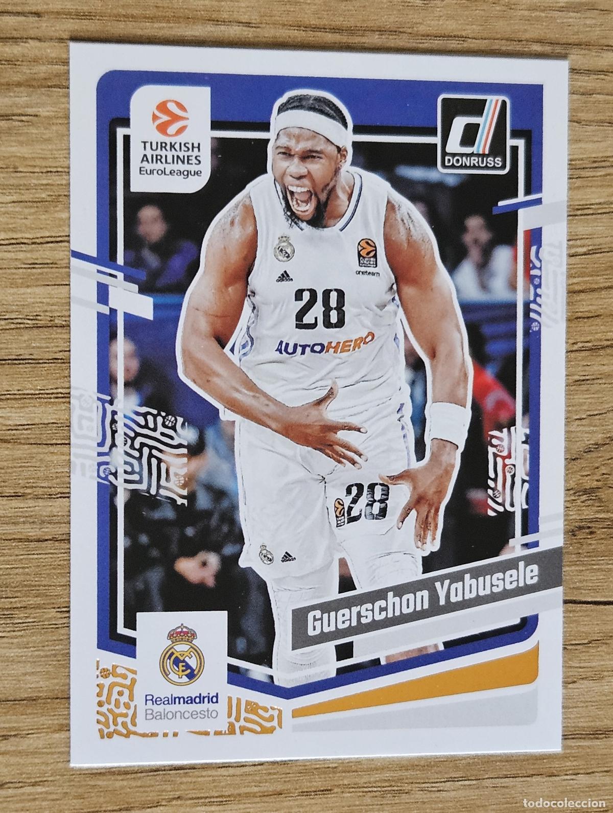 Coleccionismo deportivo: 70 Guerschon Yabusele (Real Madrid). Cromo Panini Donruss Euroleague Basketball 2023-2024 (23-24)