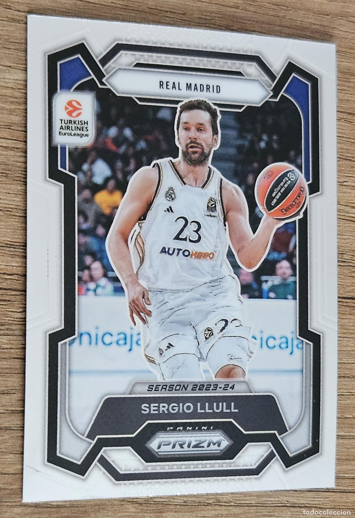Coleccionismo deportivo: 113 Sergio Llull (Real Madrid). Cromo Panini Prizm Euroleague Basketball 2023-2024 (23-24) Turkish
