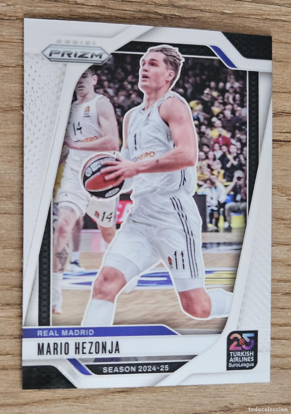 Coleccionismo deportivo: 51 Mario Hezonja (Real Madrid). Cromo Panini Prizm Euroleague Basketball 2024-2025 (24-25). Turkish