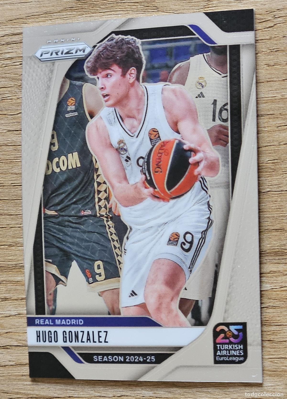 Coleccionismo deportivo: 198 Hugo Gonz&aacute;lez (Real Madrid). Cromo Panini Prizm Euroleague Basketball 2024-2025 (24-25). Turkish