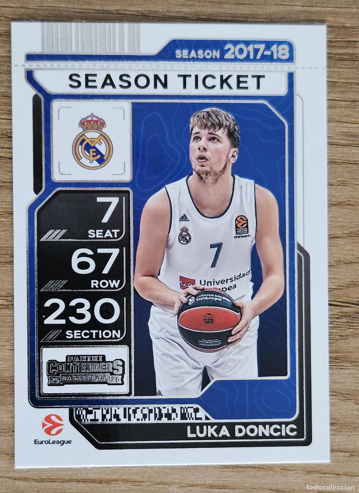 Coleccionismo deportivo: 94 Luka Doncic (Real Madrid). Cromo Panini Contenders Euroleague Basketball 2025-2026 (25-26)