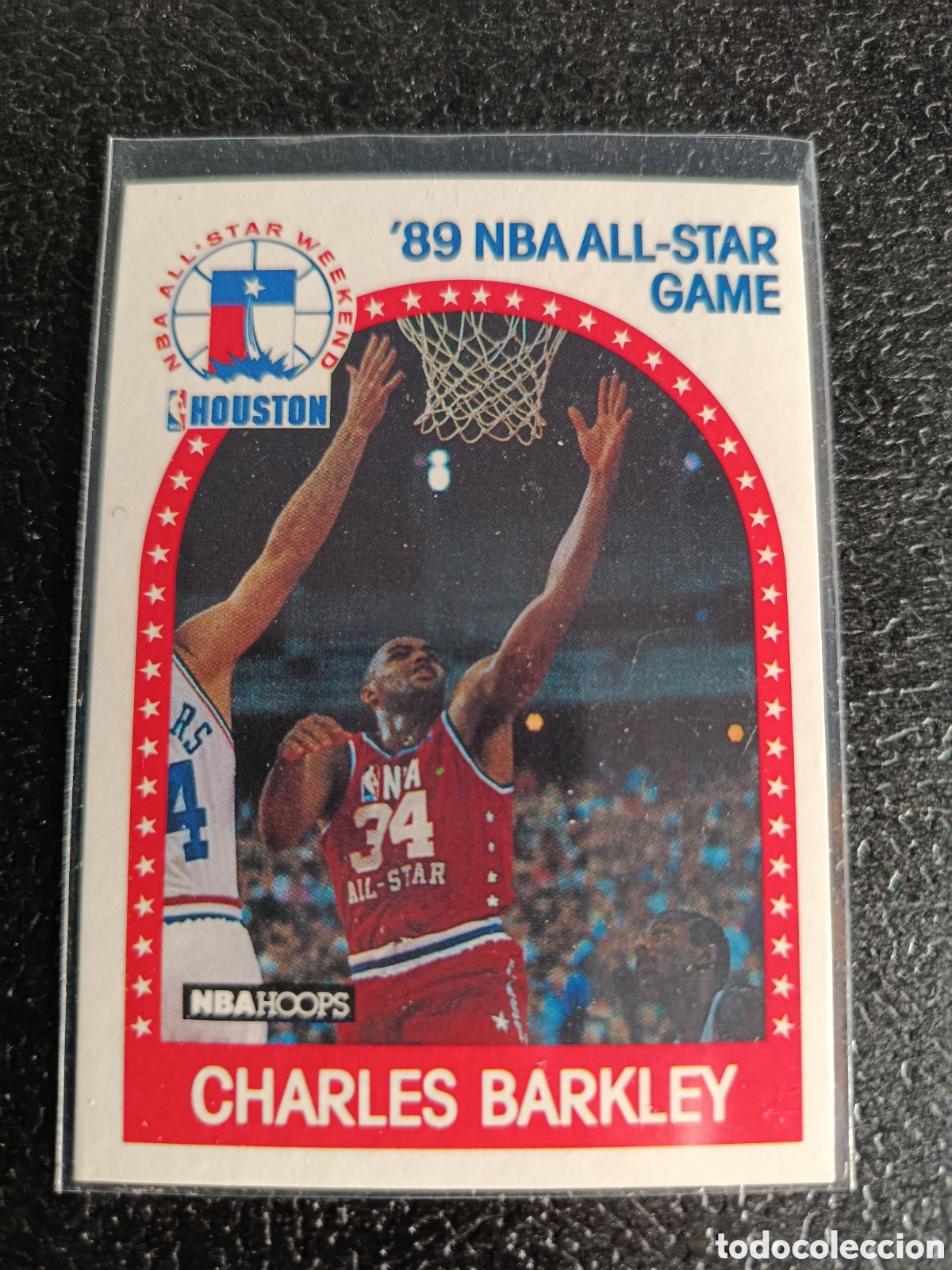 Coleccionismo deportivo: 96 CHARLES BARKLEY PHILADELPHIA SIXERS ALL STAR GAME TRADING CARD NBA HOOPS 1989