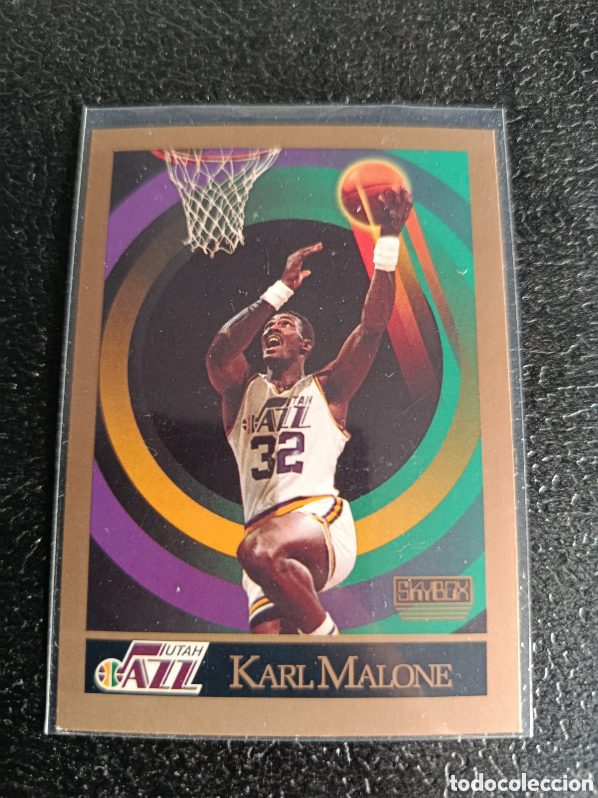 Coleccionismo deportivo: 290 KARL MALONE UTAH JAZZ CROMO BALONCESTO BASKET NBA SKYBOX 1990 NUEVO