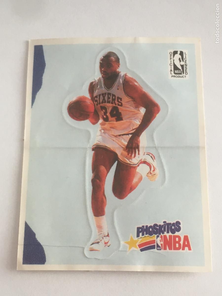 Coleccionismo deportivo: Phoskitos NBA charles barkley cromo n&ordm; 35 nunca pegado