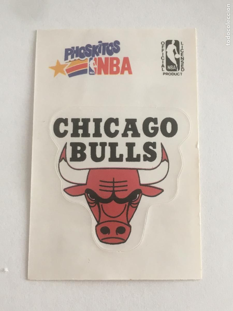 Coleccionismo deportivo: Phoskitos NBA escudo chicago bulls cromo nunca pegado