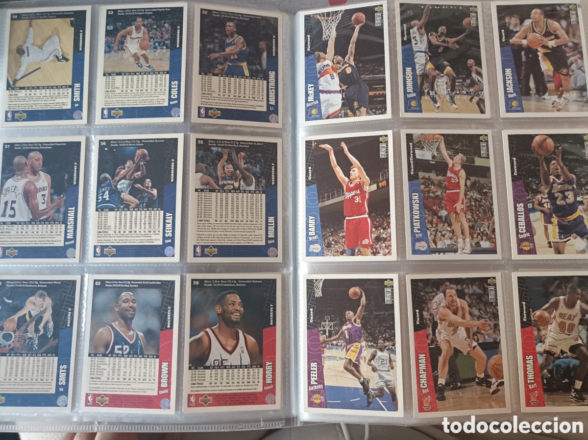 Coleccionismo deportivo: Lote BASKET NBA . M&aacute;s de 350 fichas