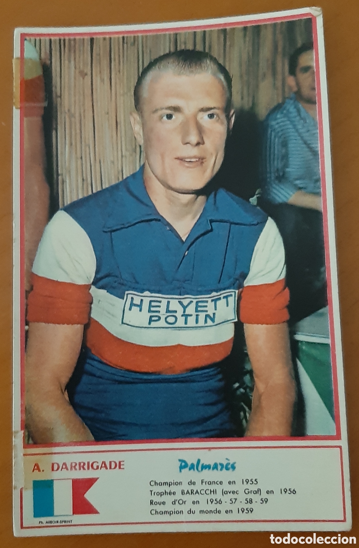 Coleccionismo deportivo: Cromo ciclismo tama&ntilde;o postal. A&ntilde;os 60. A. Darrigade. R10082